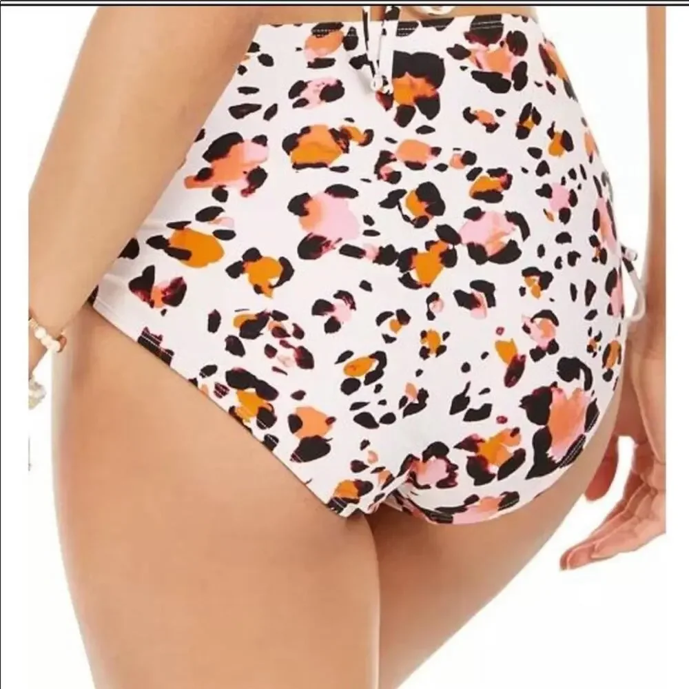 Hula Honey Leopard high waist bikini swim bottom